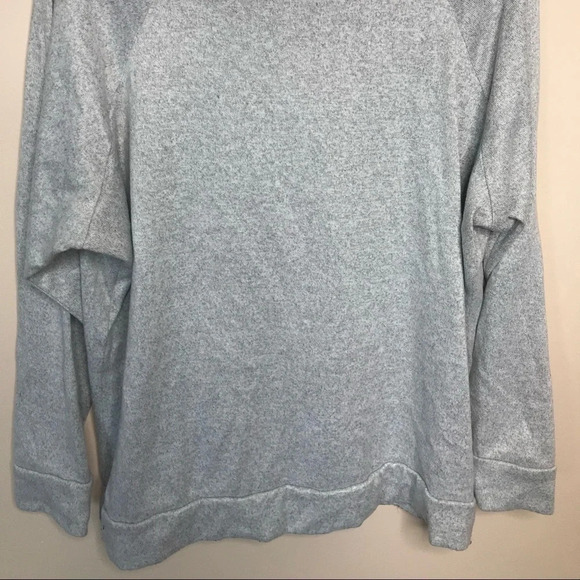 Secret treasure gray Yawn graphic sweats pyjama  top Sz L - Picture 4 of 6